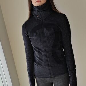 lululemon athletica Black Full-Zip Athletic Jacket